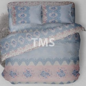Polycotton Plaid Double Bedding Set